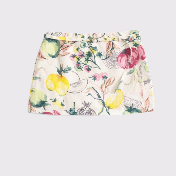 NWT Abercrombie and Fitch Linen Skirt Set - Picture 3 of 11